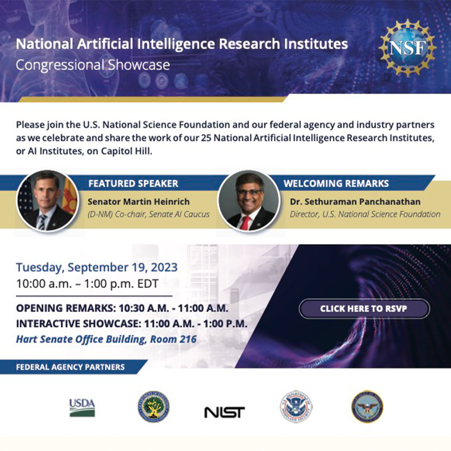 AI Institutes Congressional Showcase sQUARE