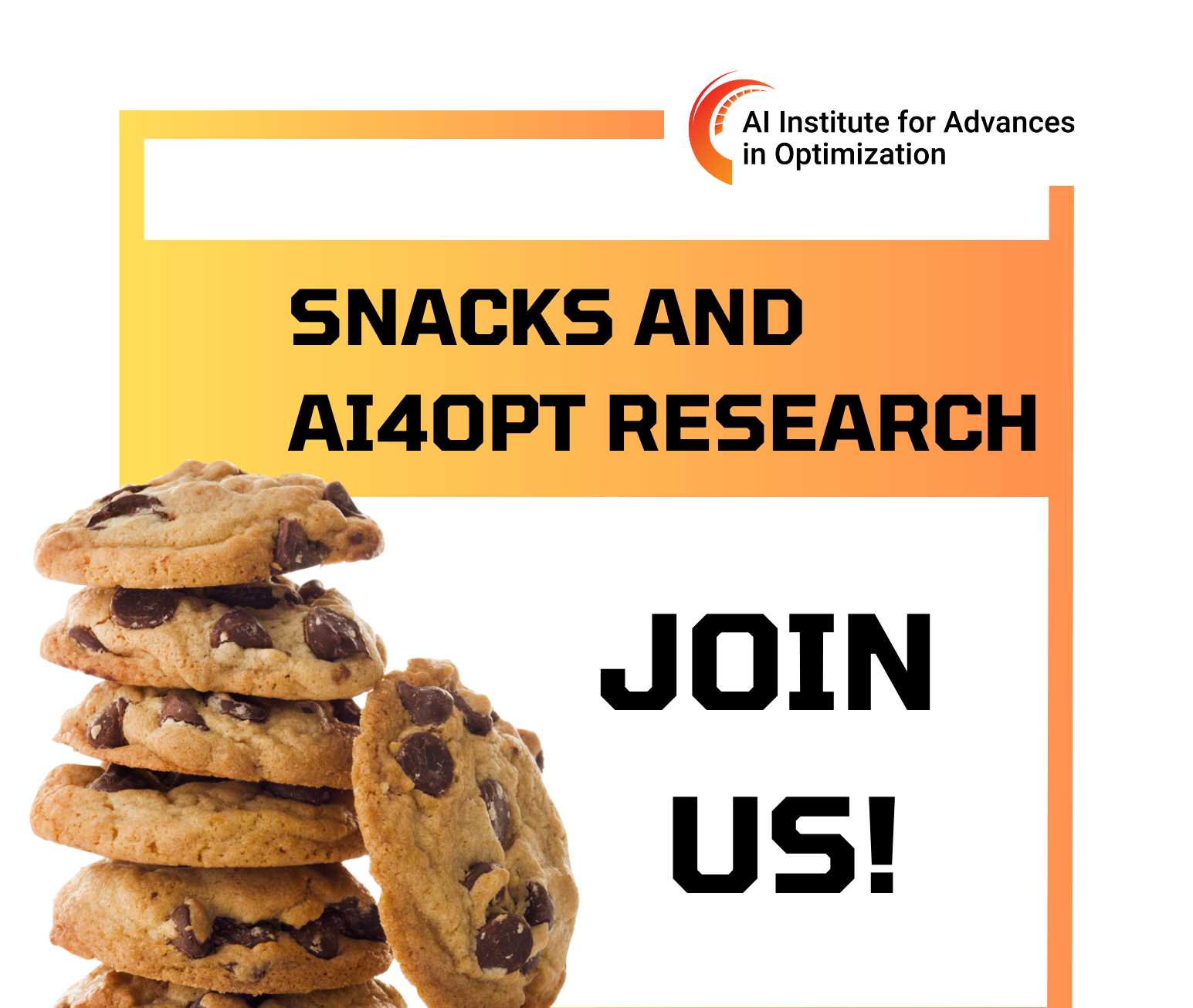 Snack and AI4OPT Research Flyer