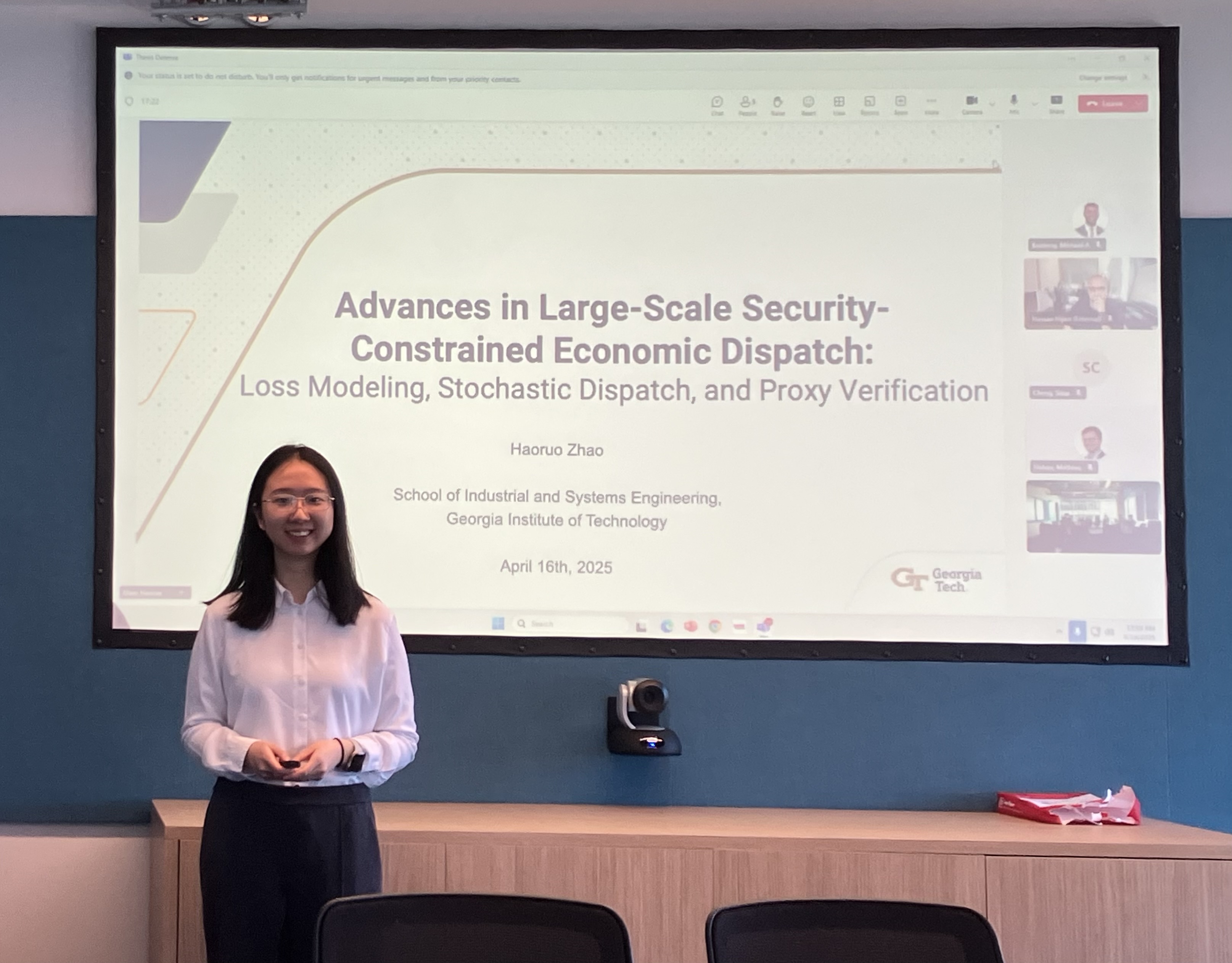 Haoruo Zhao's Phd Defense